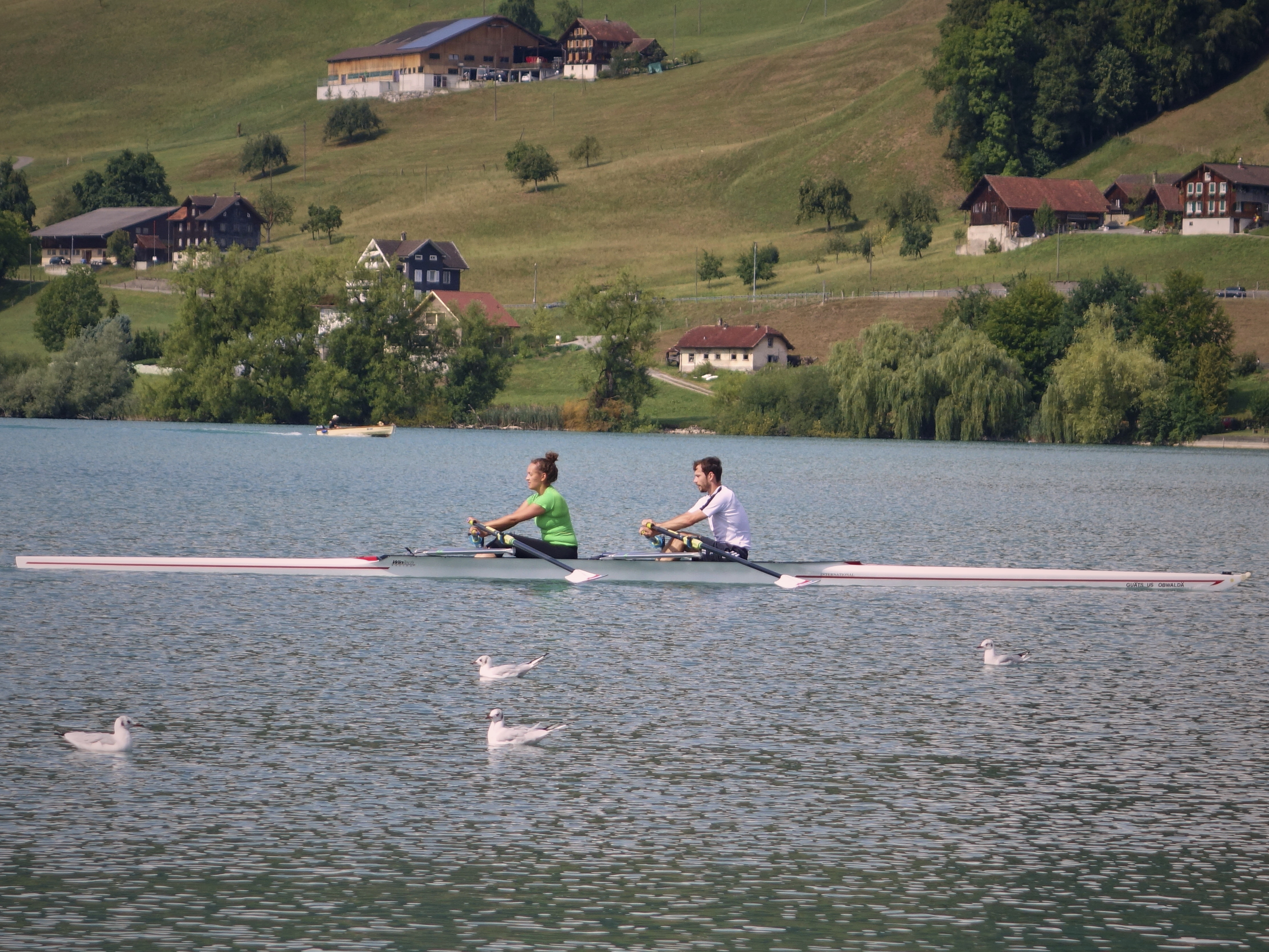 Sarner See - Ankunft in Sarnen